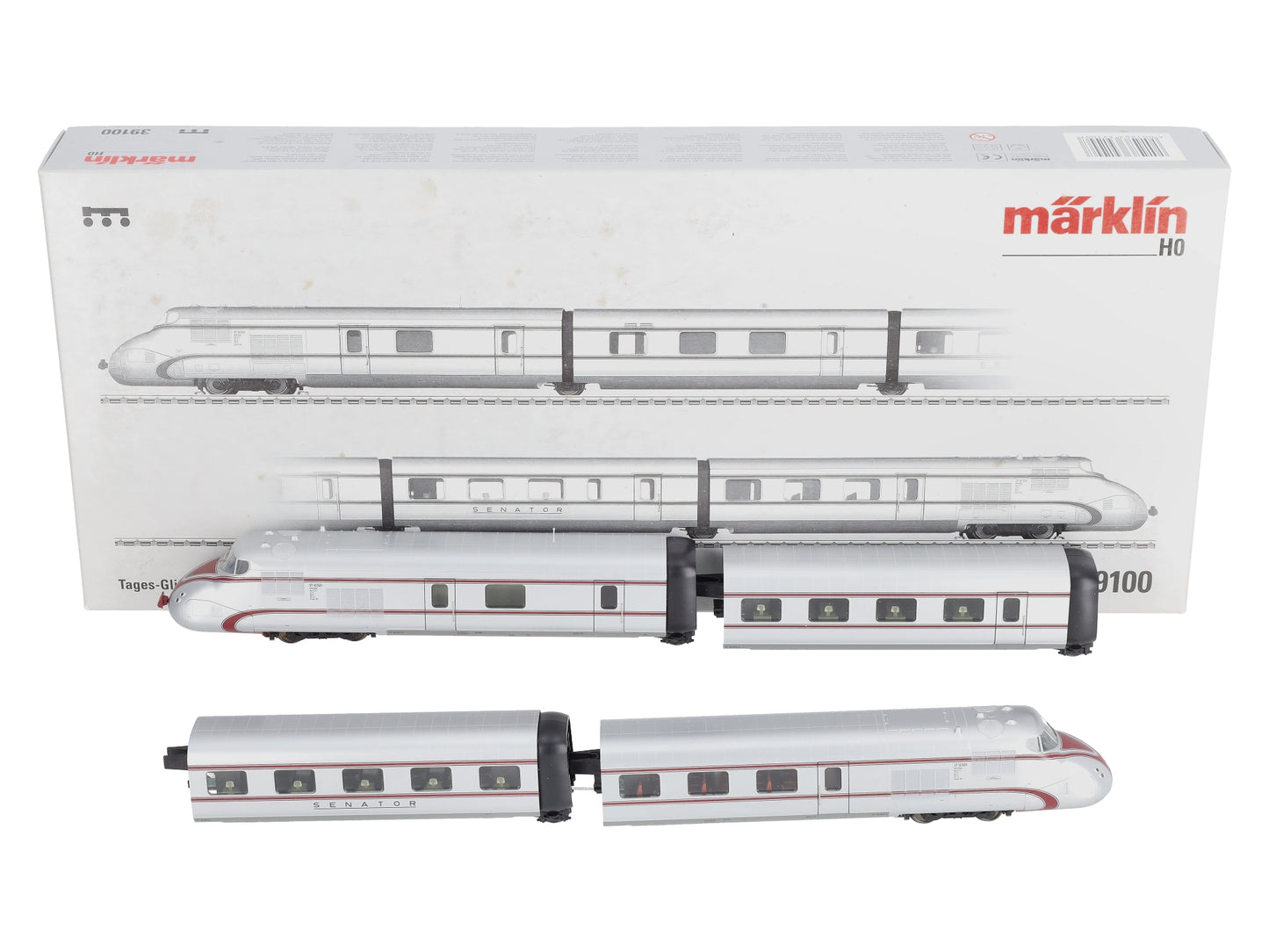 Marklin 39100 HO DB The Senator Class VT 10.5 Diesel Railcar Set