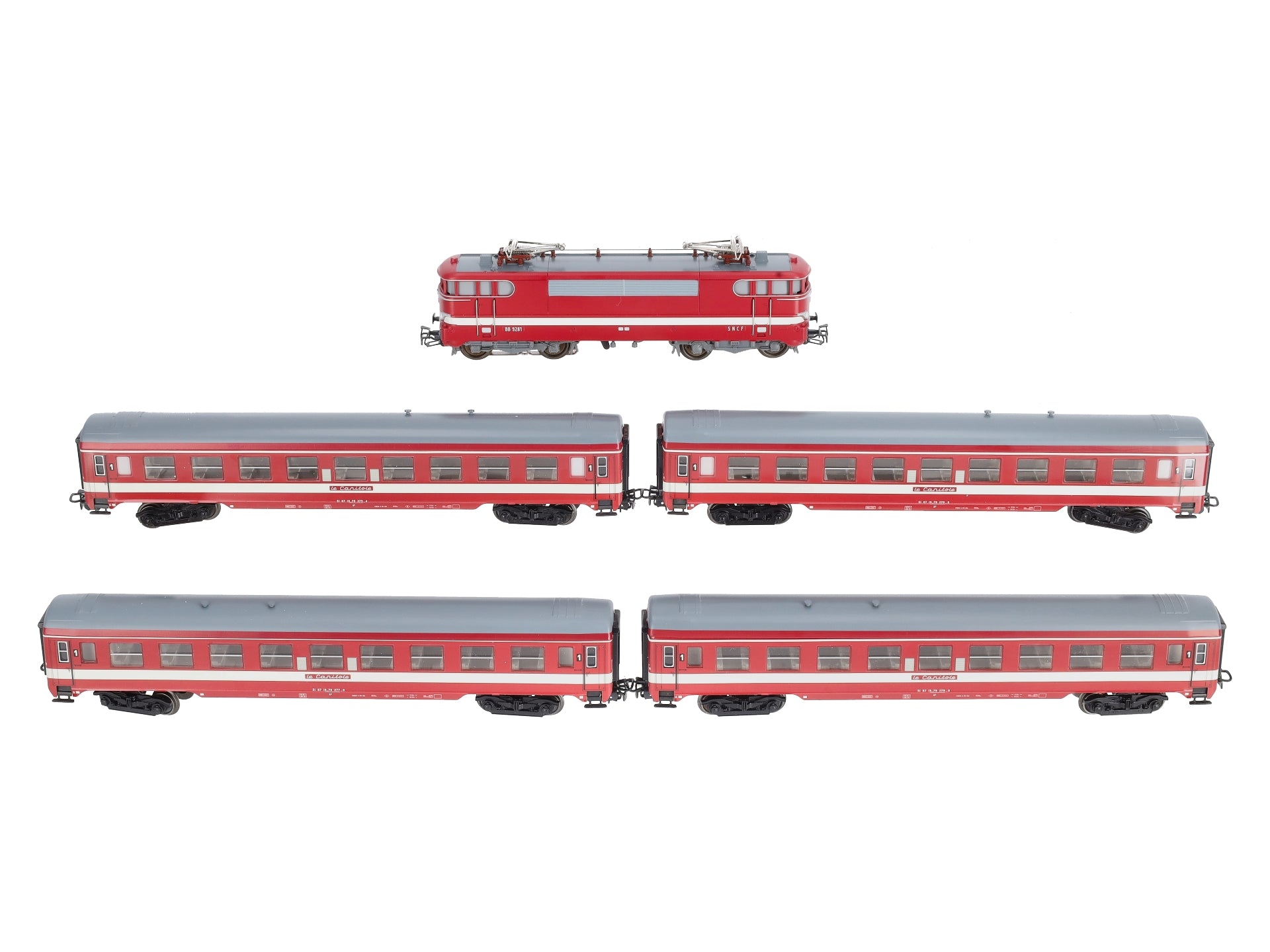 【12inch】JULLAN「ROUGE TRAIN EXPRESS」 Express Train Passenger Car, 2nd Class | Trix Websites