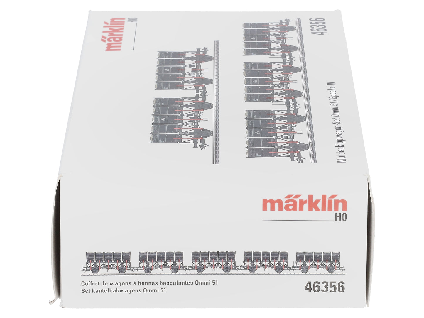 Marklin 46356 HO Scale Type Ommi 51 Dump 5-Car Set