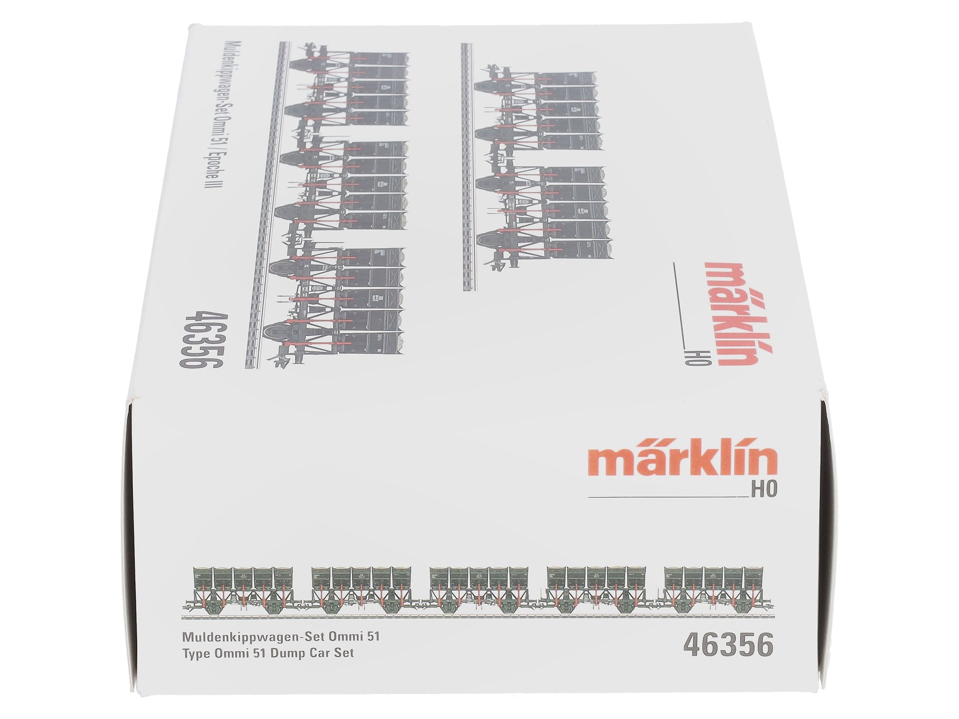 Marklin 46356 HO Scale Type Ommi 51 Dump 5-Car Set