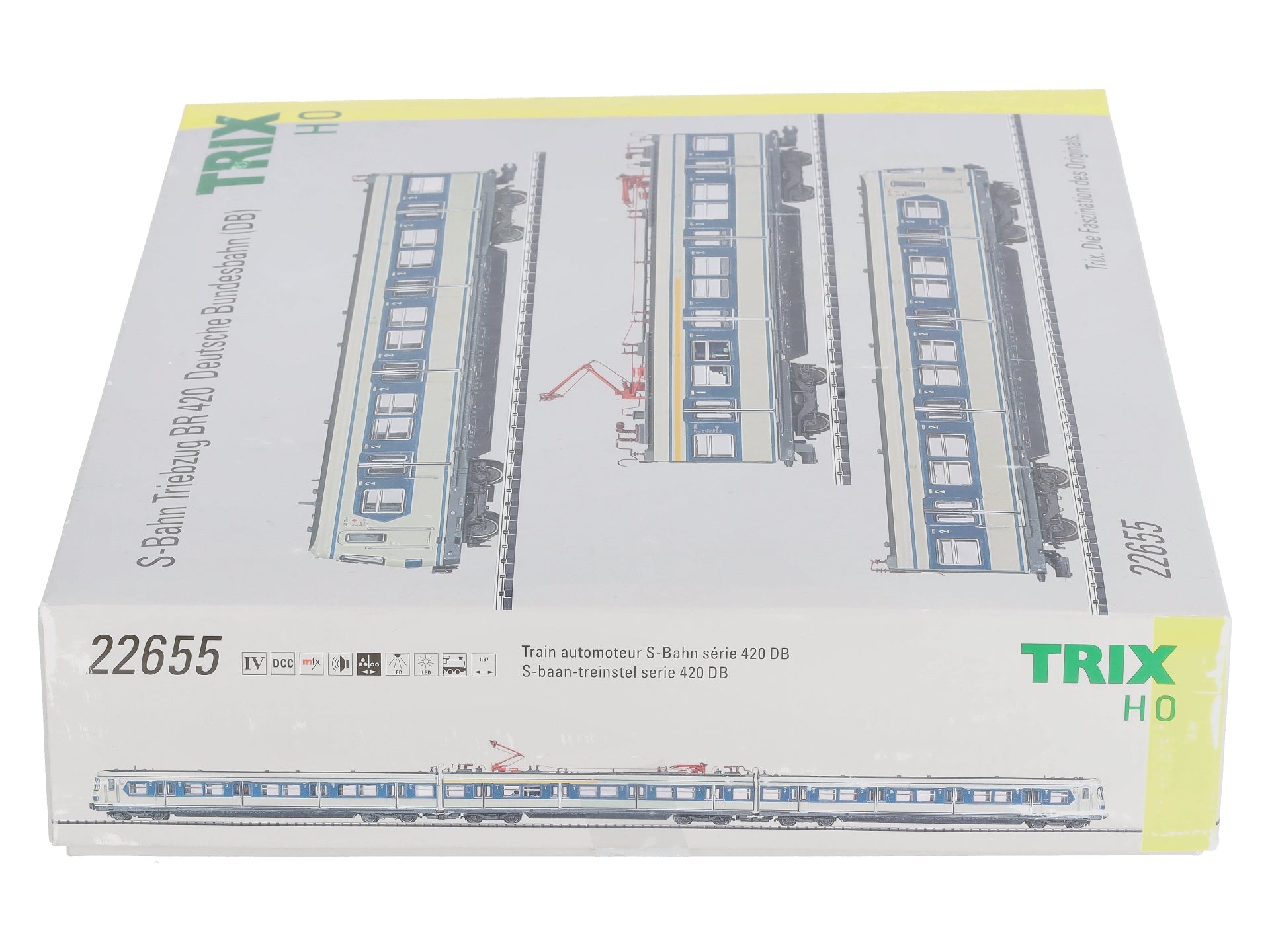 Trix 22655 HO Scale S-Bahn Class 420 Electric Powered Rail Car Train Set