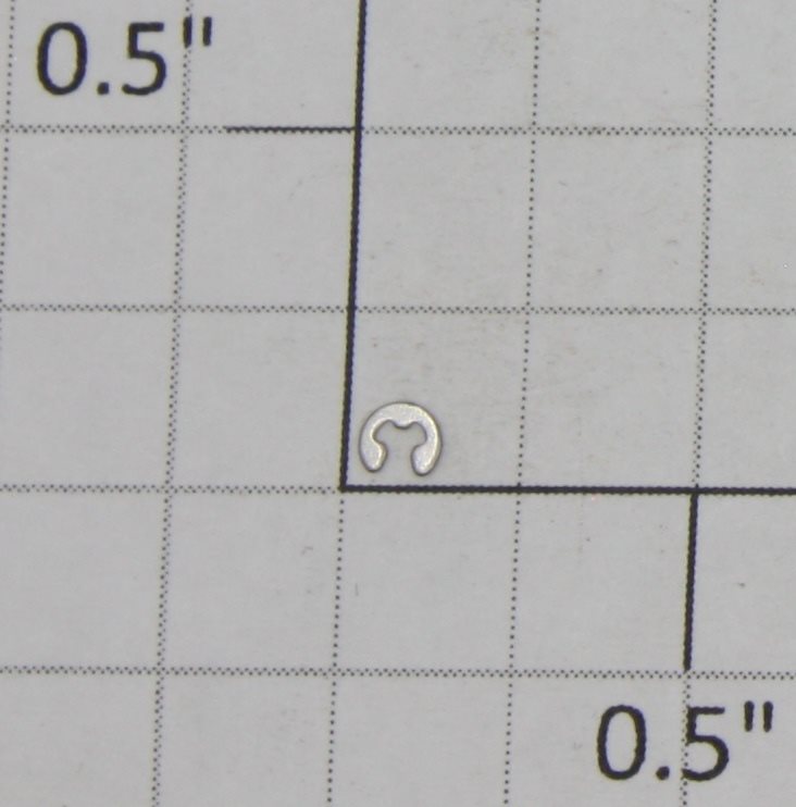 American Flyer 6408048325 Collector Roller Assembly AF Diesel C-Clip