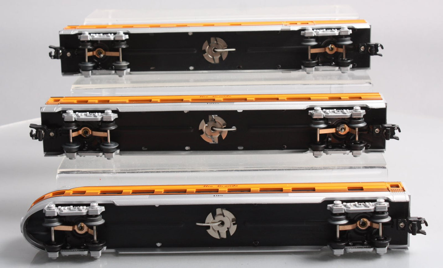 American Flyer 6-49936 S Rio Grande Streamliner Passenger Car (Set of 3)