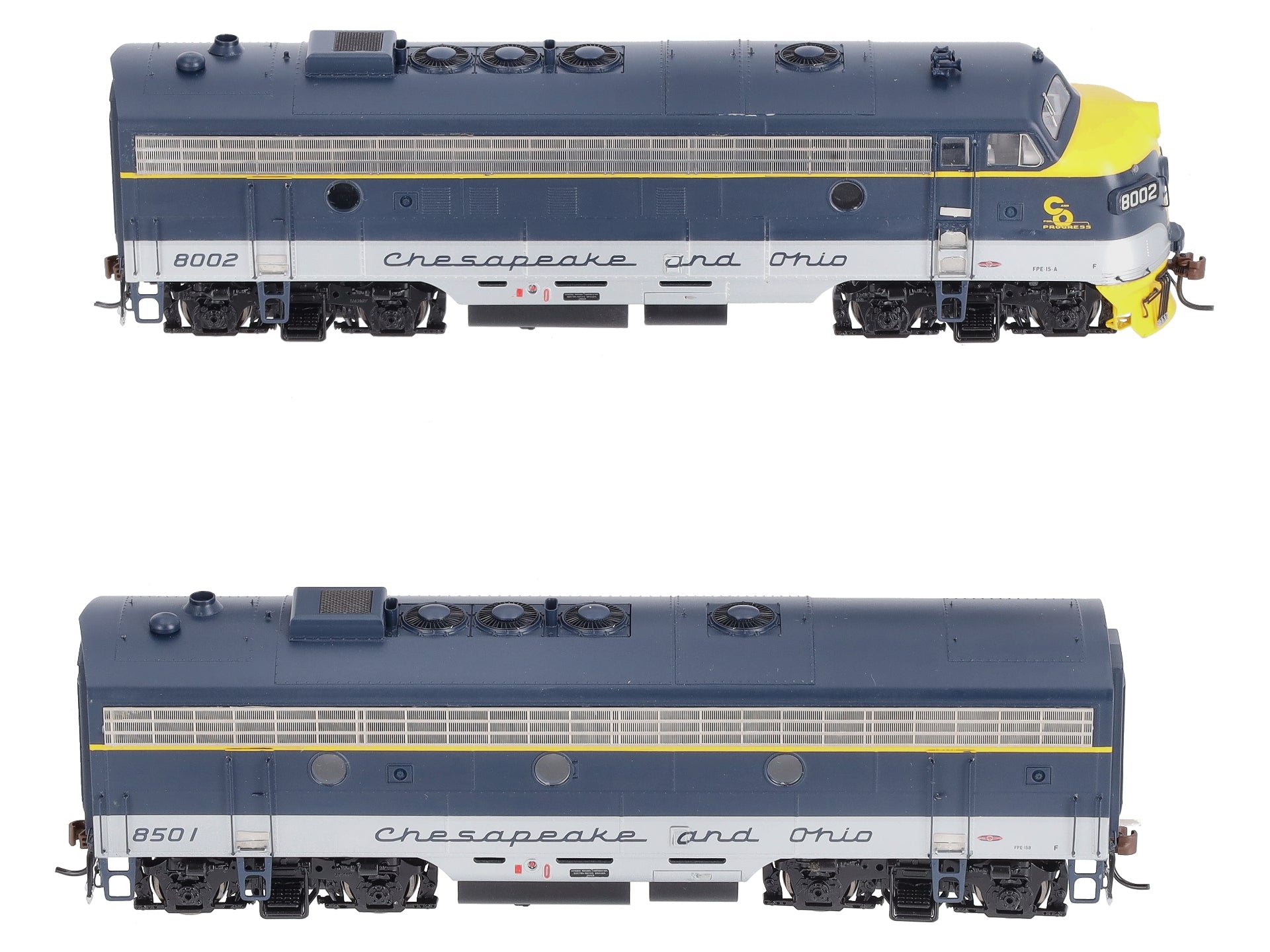 Athearn G22614 HO Chesapeake & Ohio FP7A/F7B W/ DCC & Sound