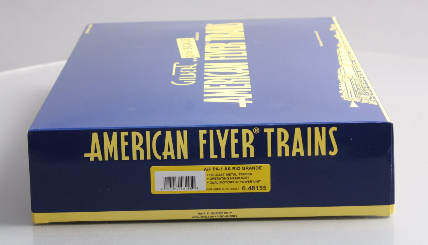 American Flyer 6-48155 S Gauge Rio Grande PA-1 AA Diesel Engine Set