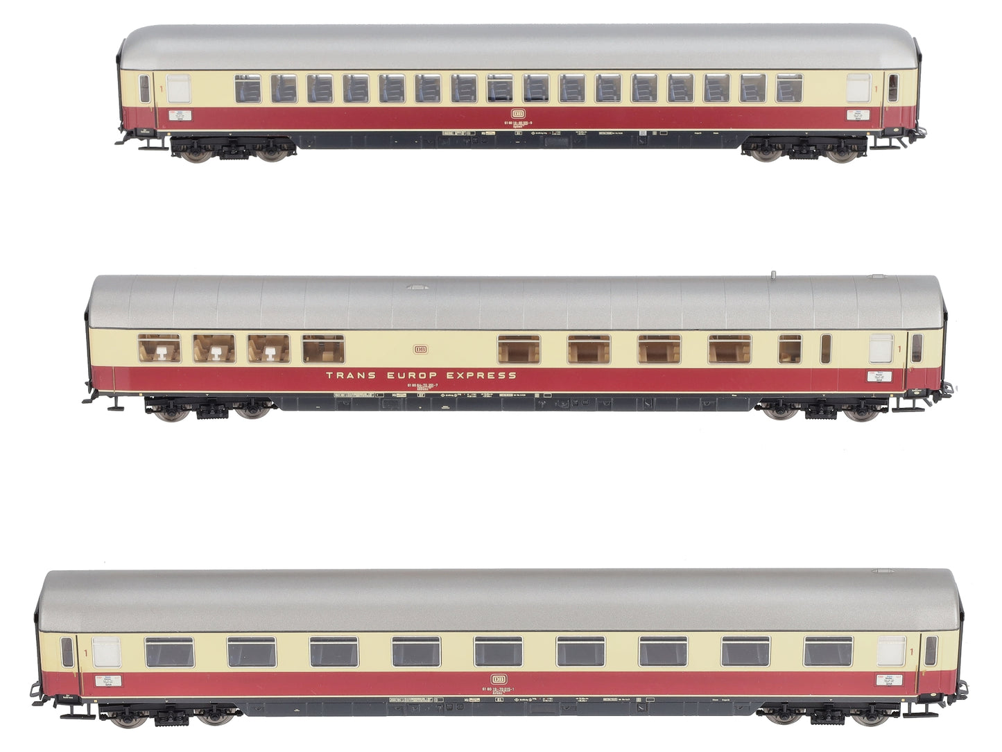 Marklin 43859 HO Scale TEE Bavaria Exp.3-Car Pass.Set