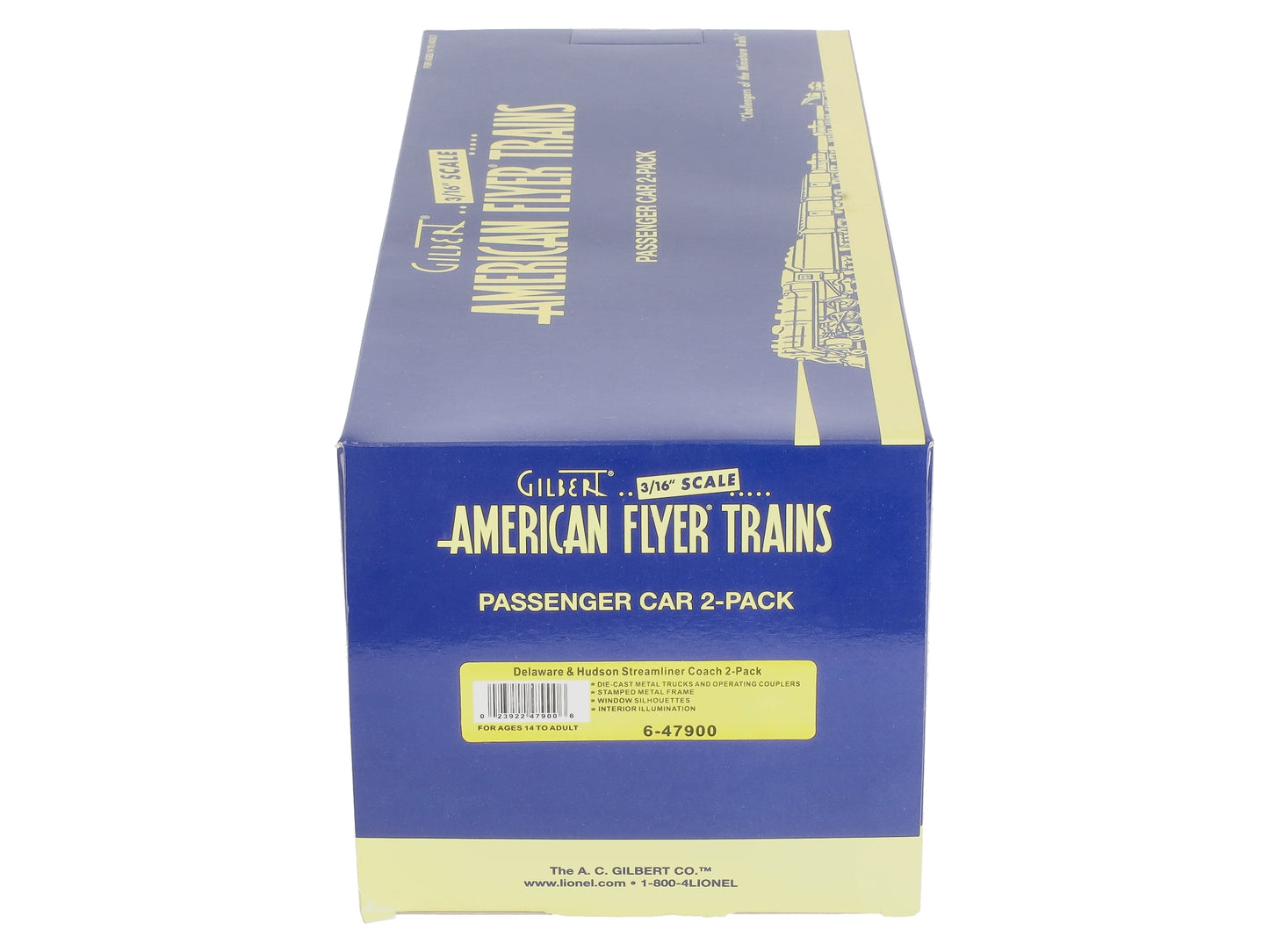 American Flyer 6-47900 S Delaware & Hudson Fluted-Side Coach #21/#24 (Set of 2)