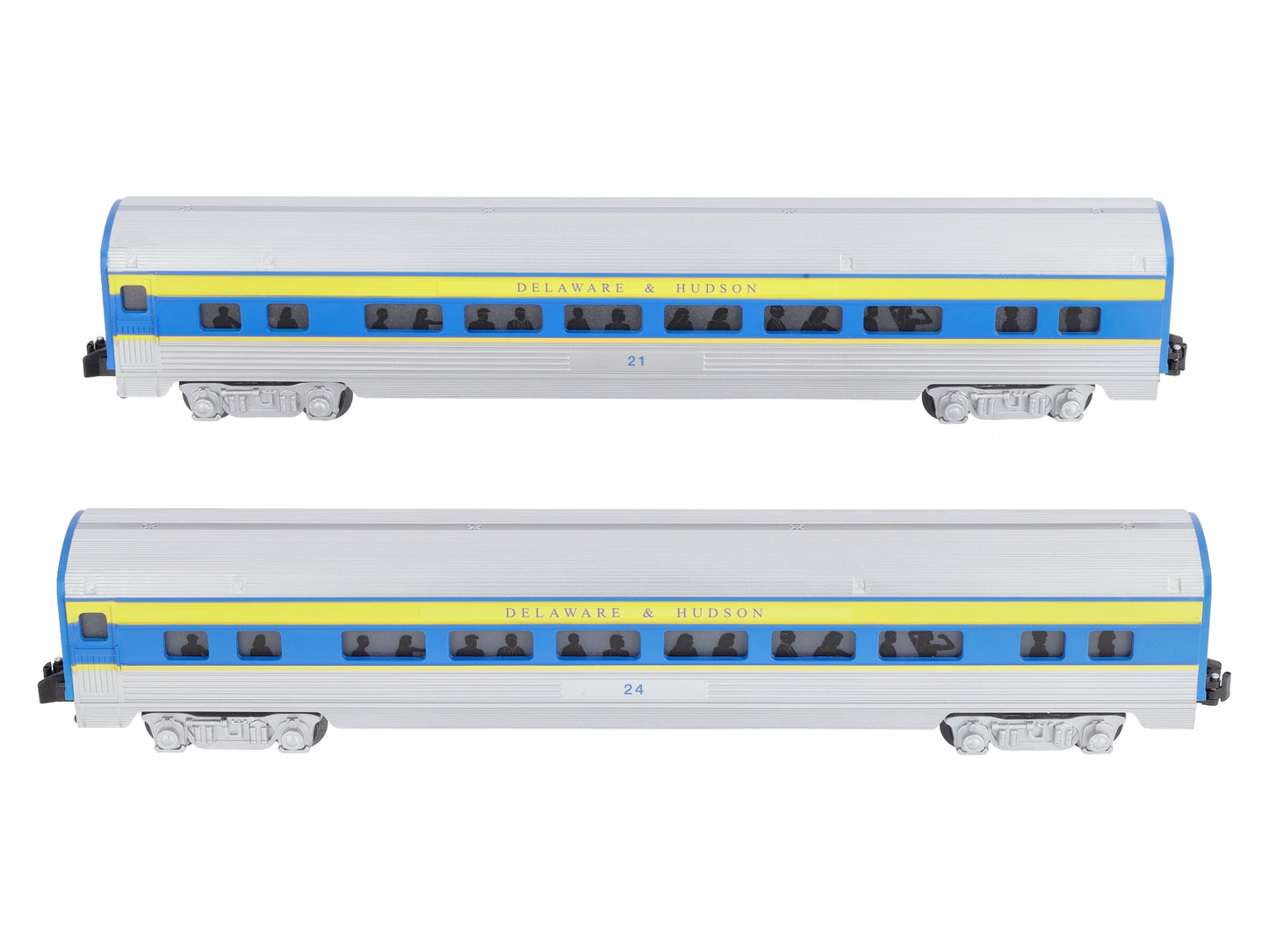 American Flyer 6-47900 S Delaware & Hudson Fluted-Side Coach #21/#24 (Set of 2)