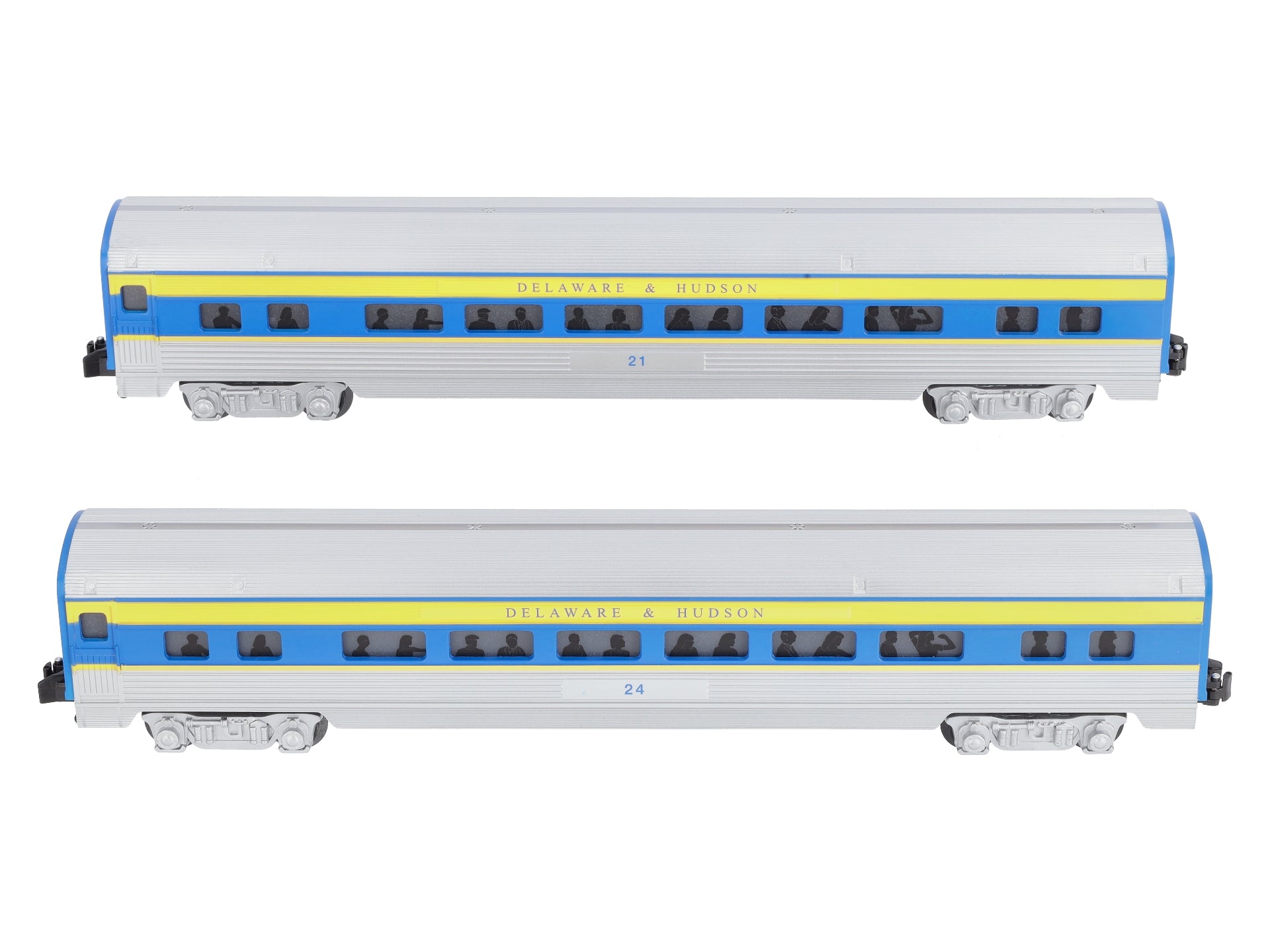 American Flyer 6-47900 S Delaware & Hudson Fluted-Side Coach #21/#24 (Set of 2)
