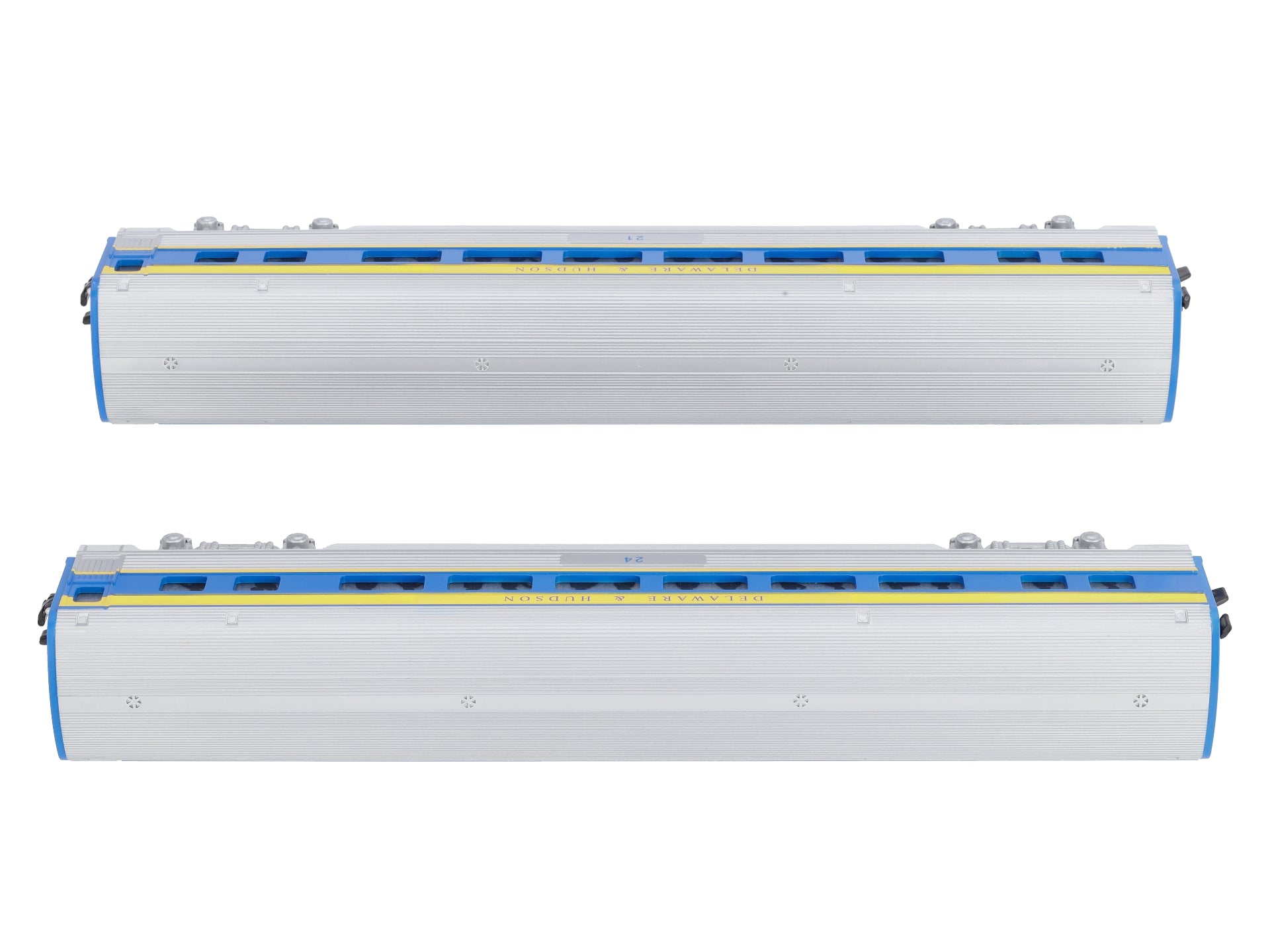 American Flyer 6-47900 S Delaware & Hudson Fluted-Side Coach #21/#24 (Set of 2)