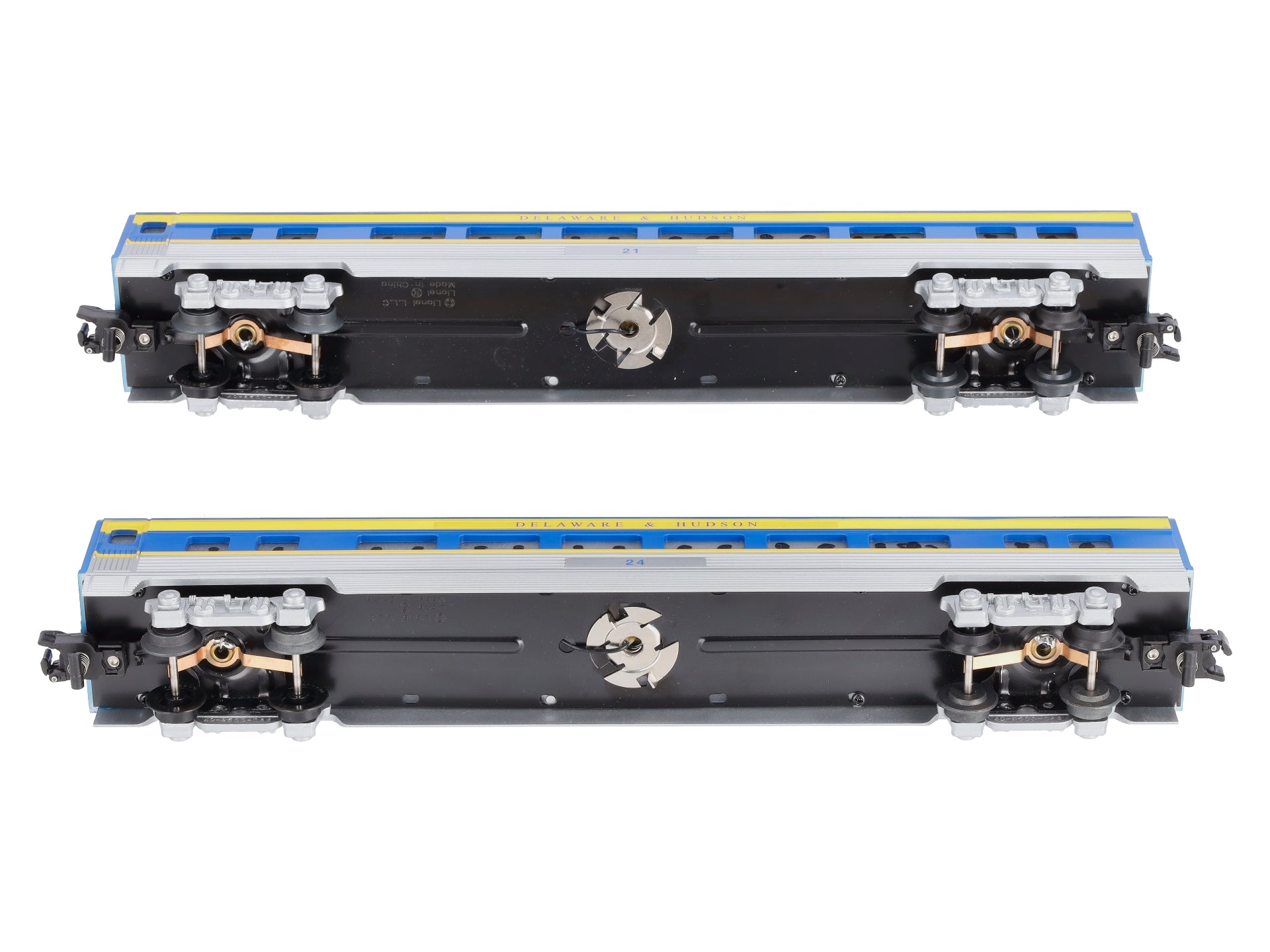 American Flyer 6-47900 S Delaware & Hudson Fluted-Side Coach #21/#24 (Set of 2)