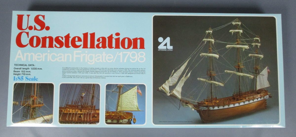 Artesania Latina 20700 1:85 US Constellation American Frigate 1798 Wooden Kit