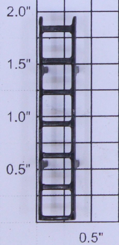 K-Line K6400-M011 7-Rung Metal Ladder