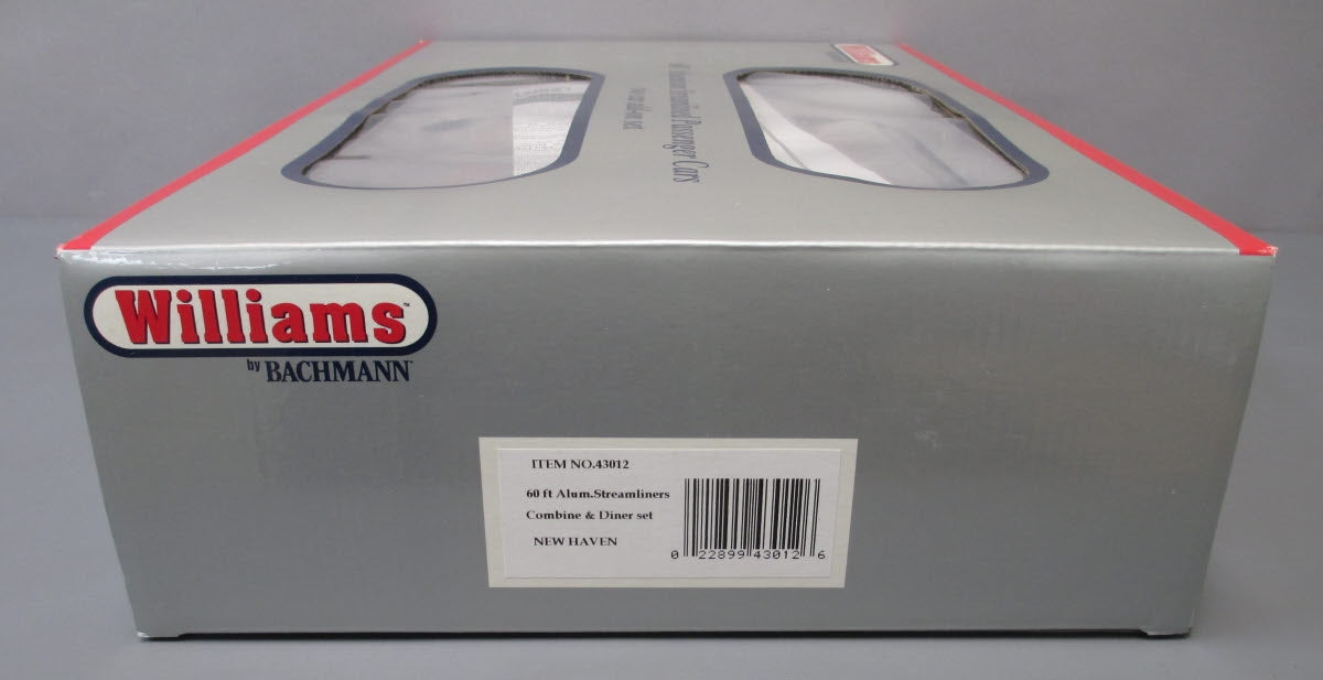 Williams 43012 New Haven 60 Ft. Streamline Passenger Cars (Set of 2)
