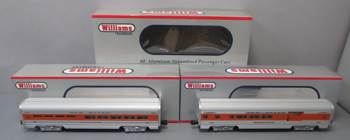Williams 43012 New Haven 60 Ft. Streamline Passenger Cars (Set of 2)