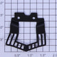 K-Line K27001-M015 Black Interurban Cowcatcher