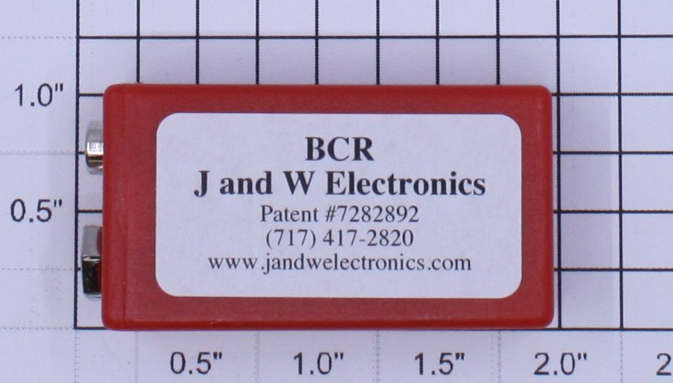 J&W BCR 9 Volt Battery Replacement for MTH PS1 and PS2 Locomotives