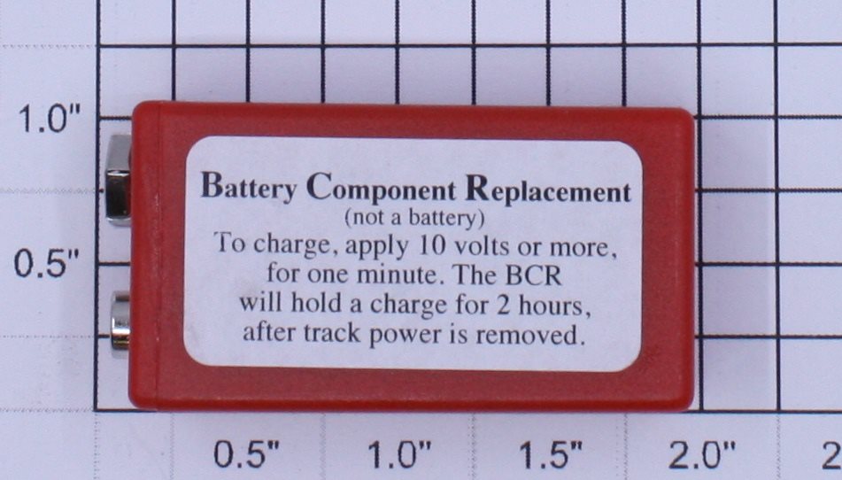 J&W BCR 9 Volt Battery Replacement for MTH PS1 and PS2 Locomotives