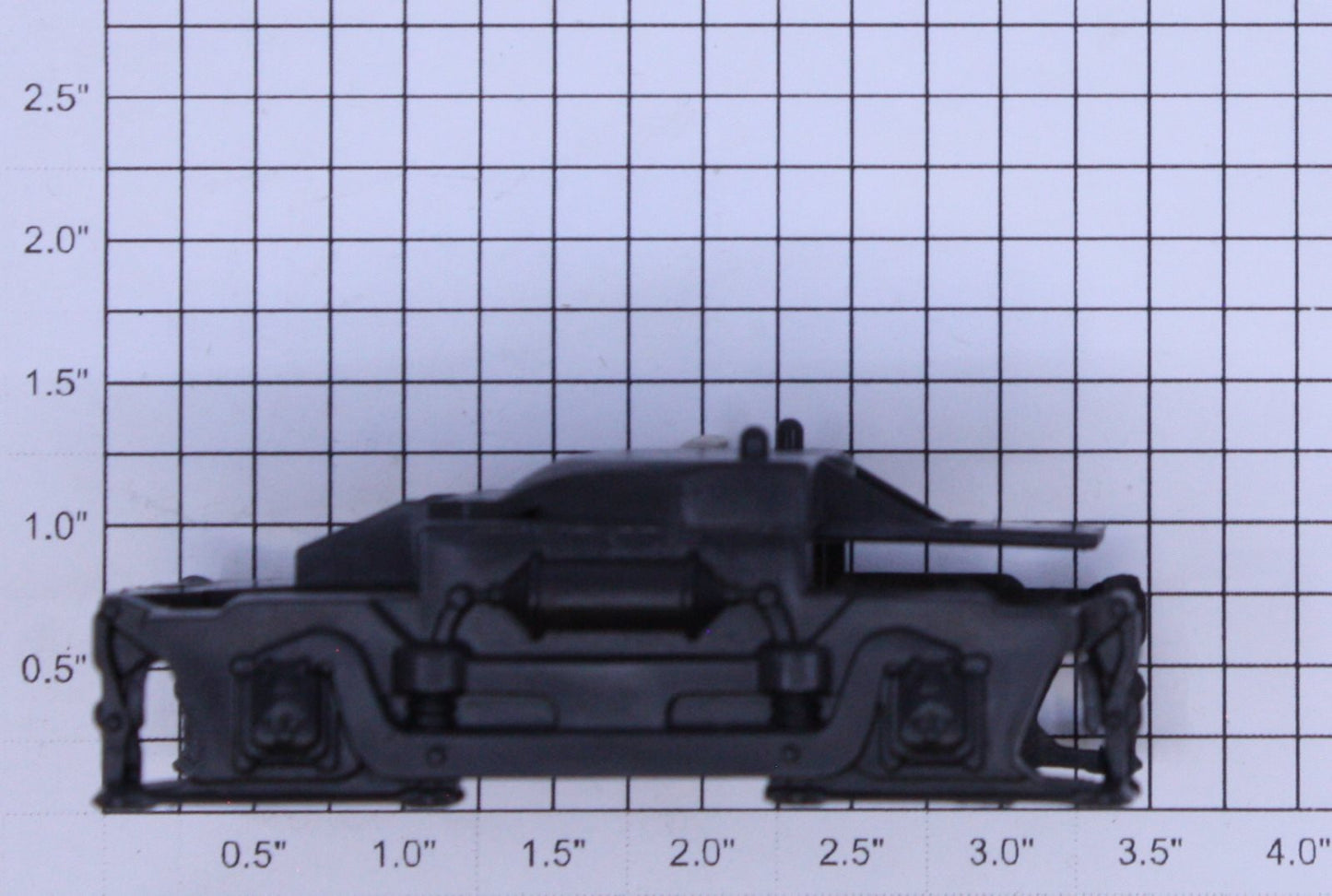 K-Line K2100-07-01 Black Alco Plastic Truck Frame No Stud or Guide