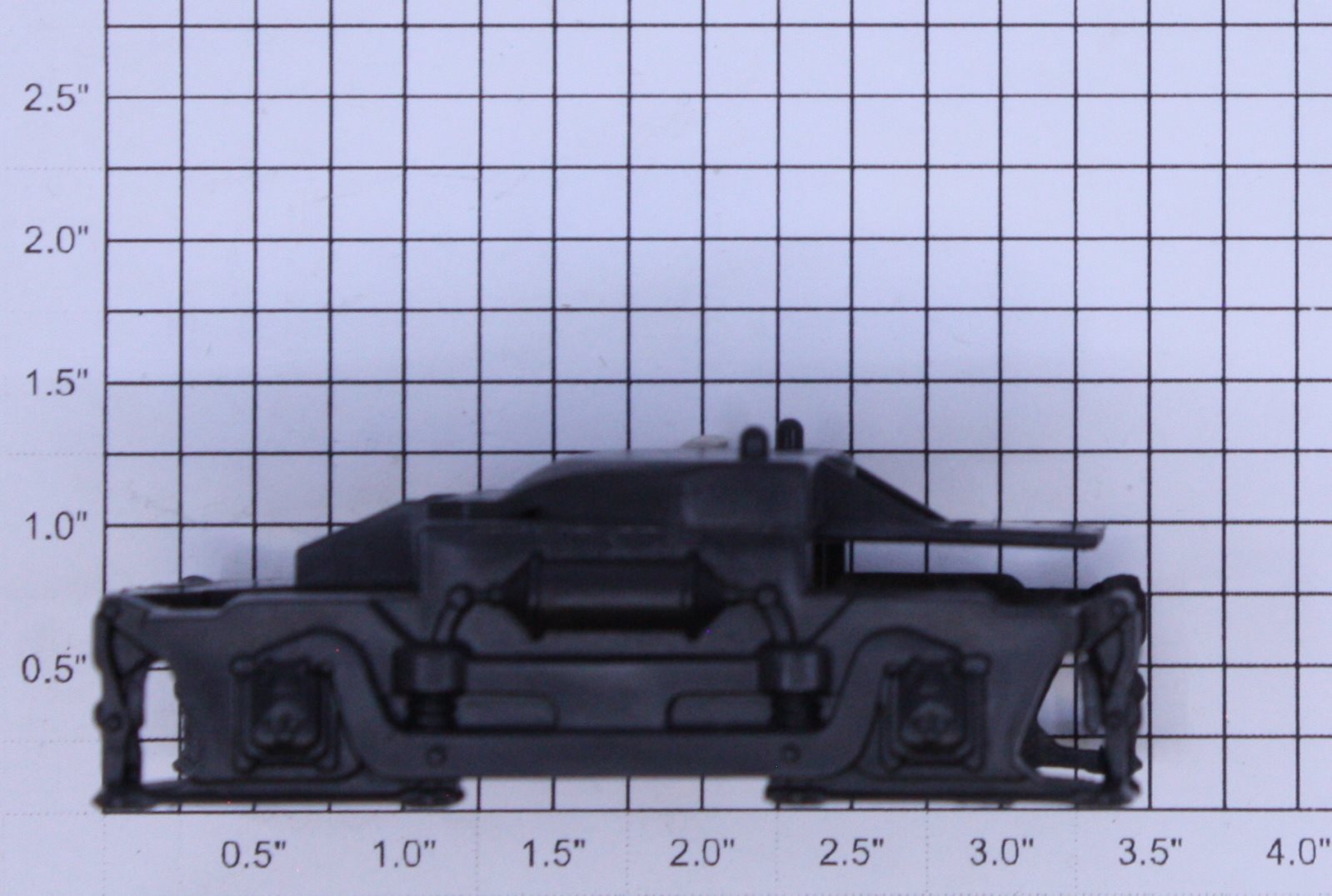 K-Line K2100-07-01 Black Alco Plastic Truck Frame No Stud or Guide