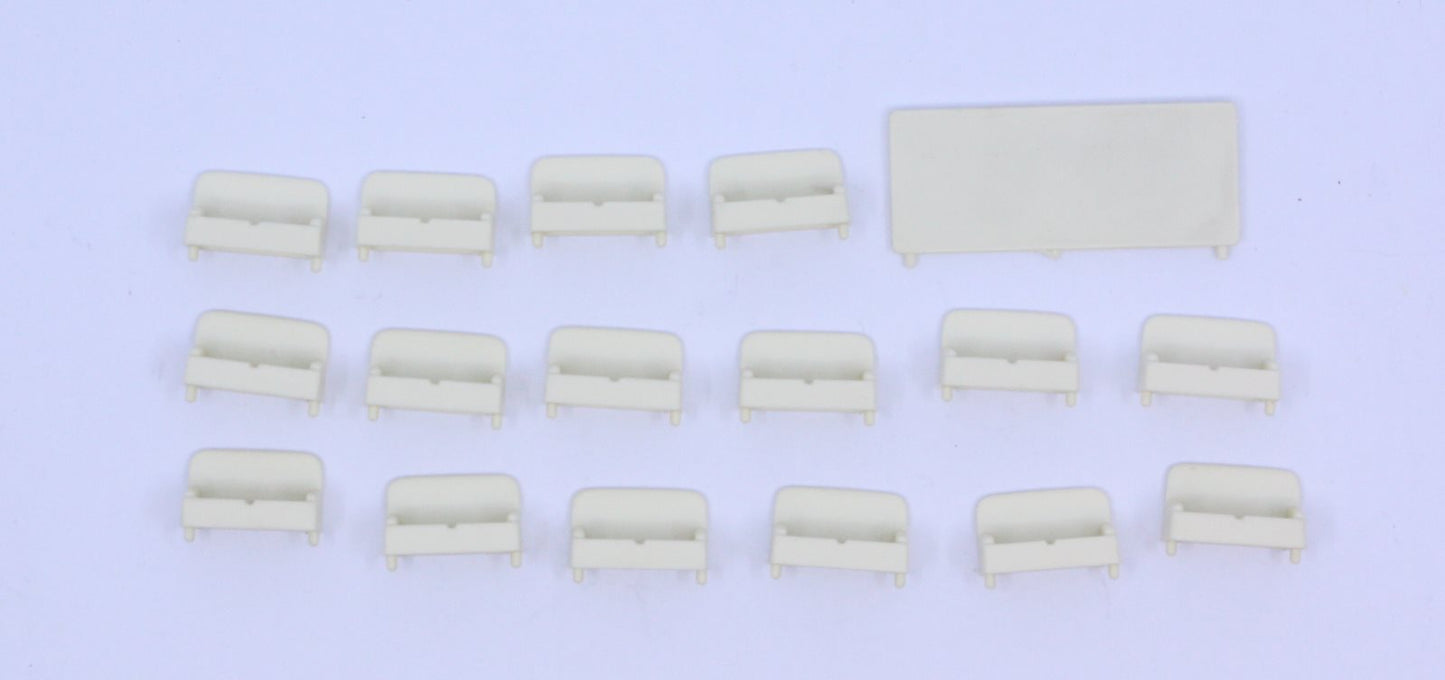 K-Line K4508A Tan Combine Car Interior Kit