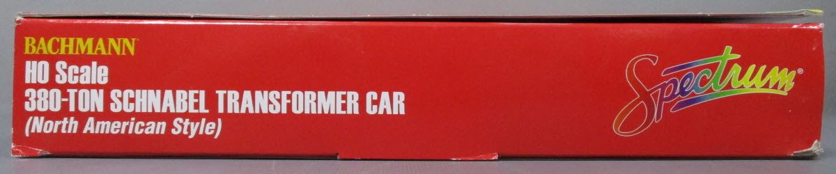 Bachmann 80502 HO Spectrum Undcrtd 380-Ton Schnabel w/ Transformer Freight Car