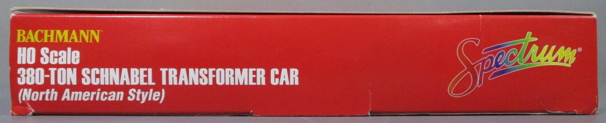 Bachmann 80502 HO Spectrum Undcrtd 380-Ton Schnabel w/ Transformer Freight Car