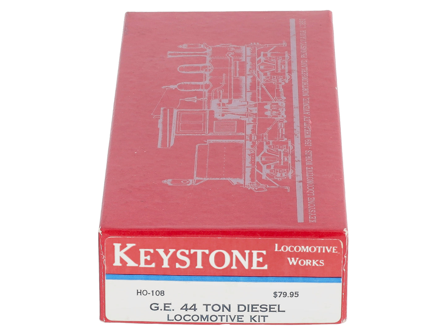 Keystone Locomotives HO-108 44 Ton Diesel GE Brass Diesel Locomotive