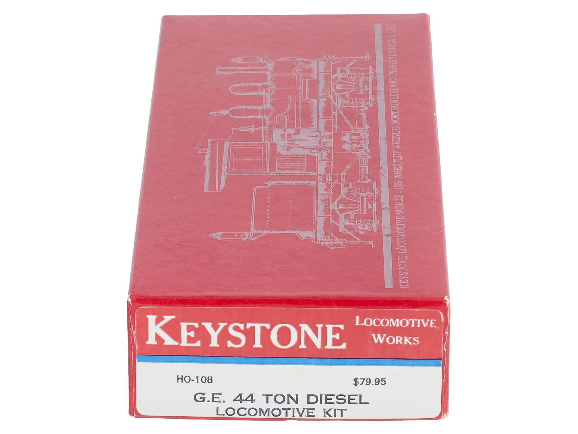 Keystone Locomotives HO-108 44 Ton Diesel GE Brass Diesel Locomotive