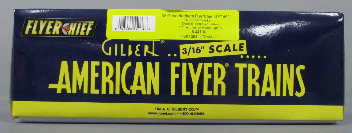 American Flyer 6-44118  6-44118 S Great Northern GP7 Diesel Locomotive #601