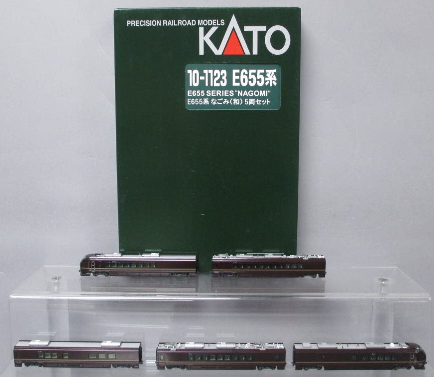 Kato 10-1123 N Scale East Japan Railway Series E655 Nagomi Train 5-Car Set