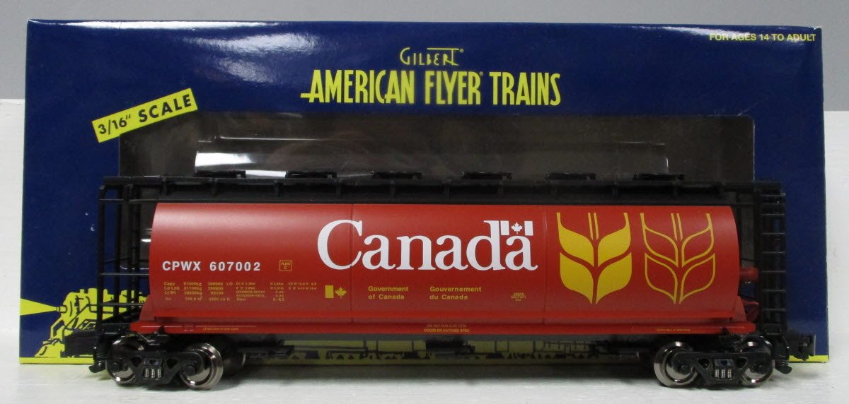 American Flyer 6-48650 S Scale Government of Canada Cylindrical Hopper