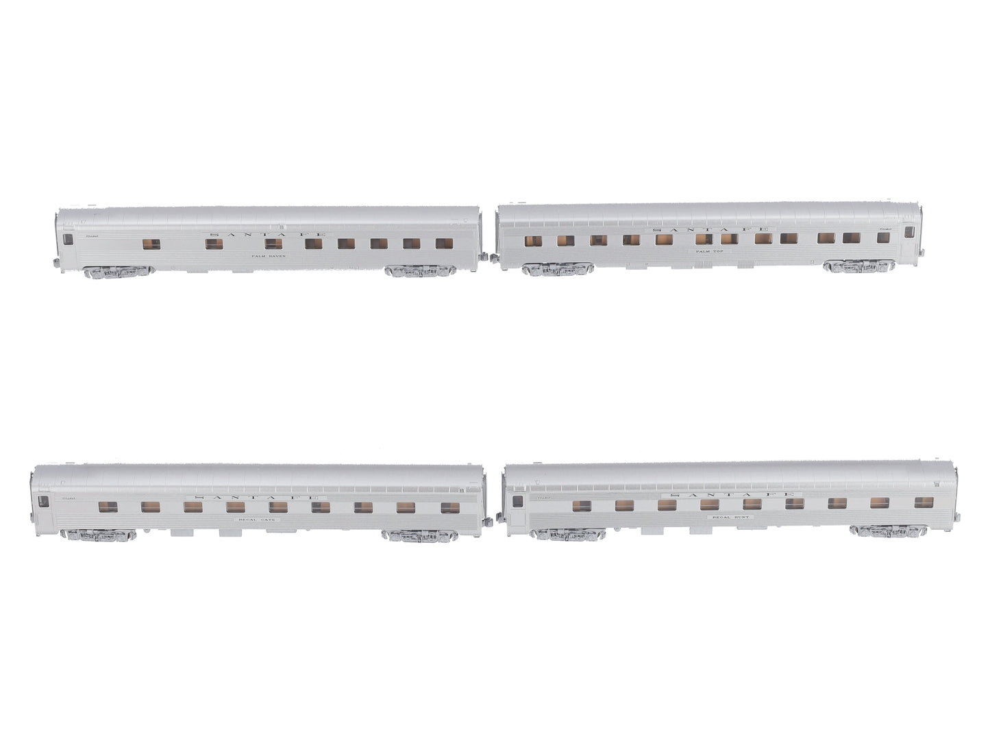 Kato 106-6003 N Scale Santa Fe Super Chief 4-Car Passenger Set