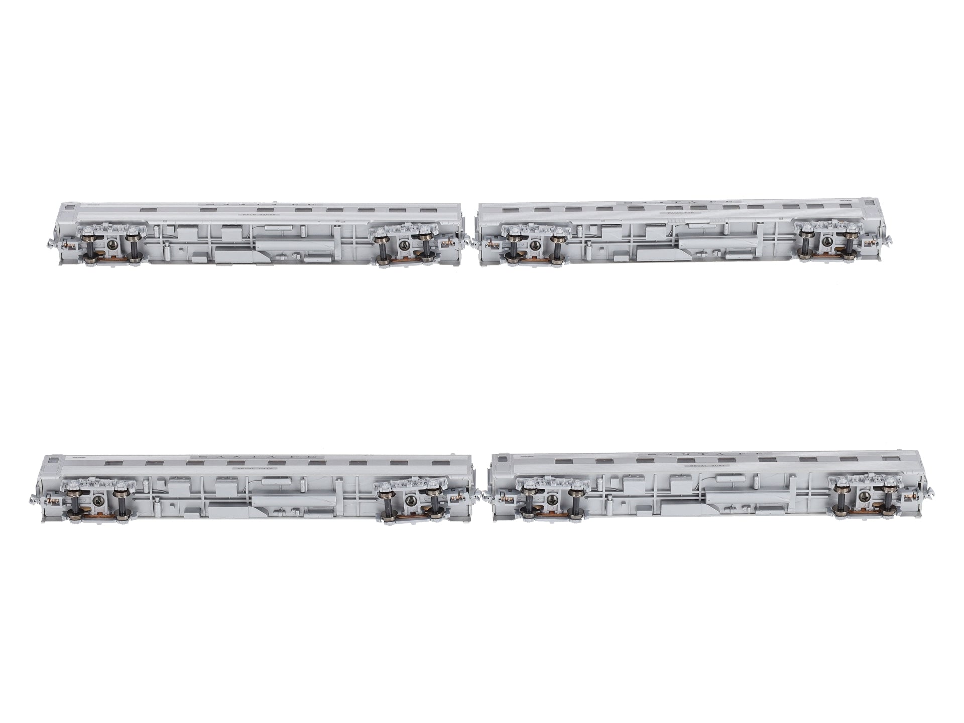 Kato 106-6003 N Scale Santa Fe Super Chief 4-Car Passenger Set