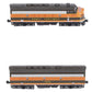 Kato 106-0421 N Great Northern EMD F7 Freight 2 Diesel Locomotive #444D/444C