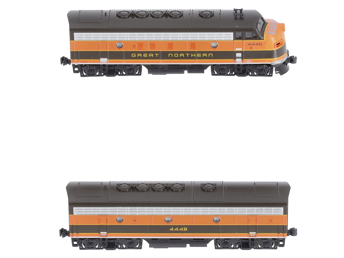 Kato 106-0420 N Great Northern EMD F7A/F7B Diesel Locomotive #444A/#444B
