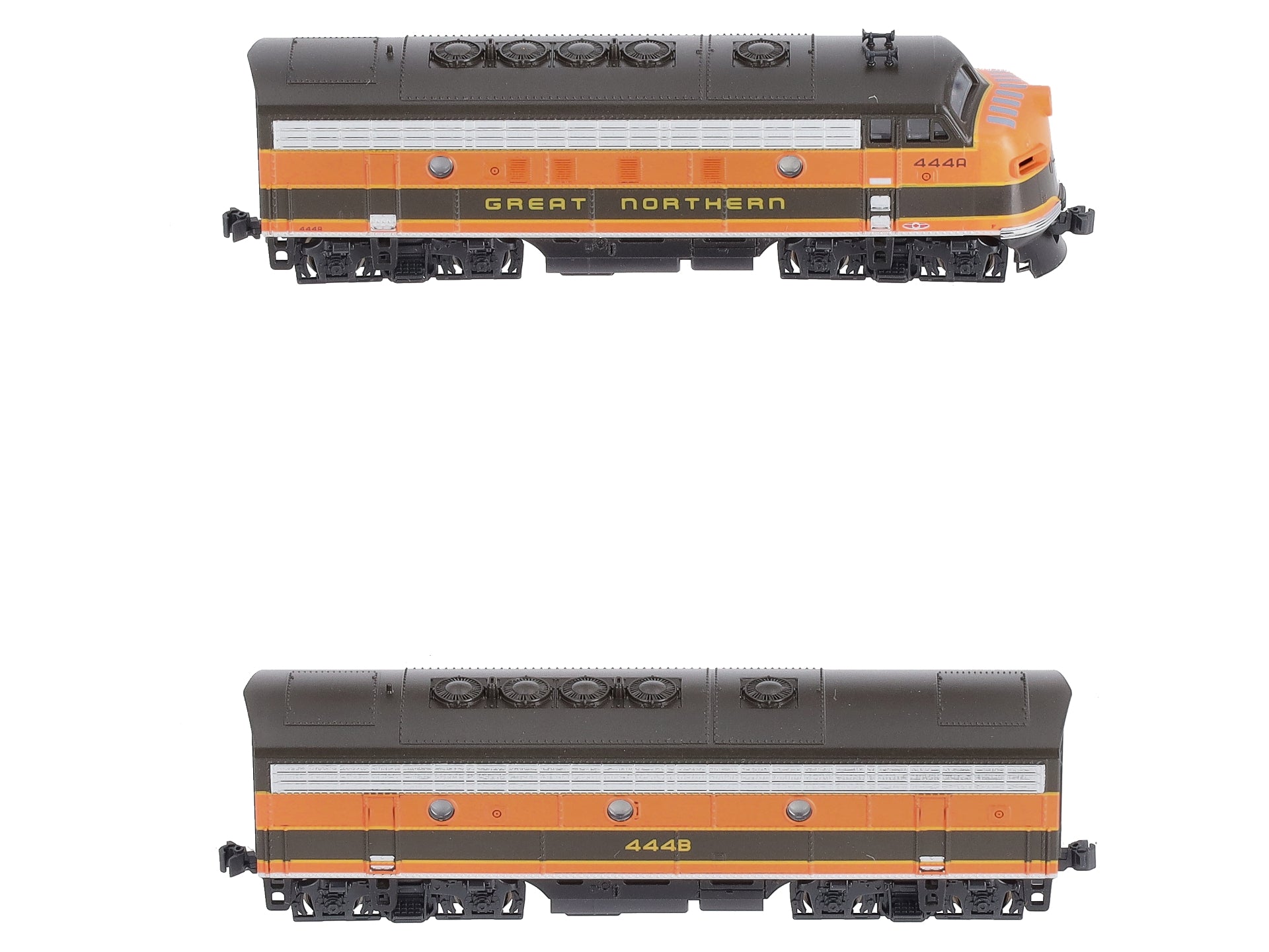 Kato 106-0420 N Great Northern EMD F7A/F7B Diesel Locomotive #444A/#444B