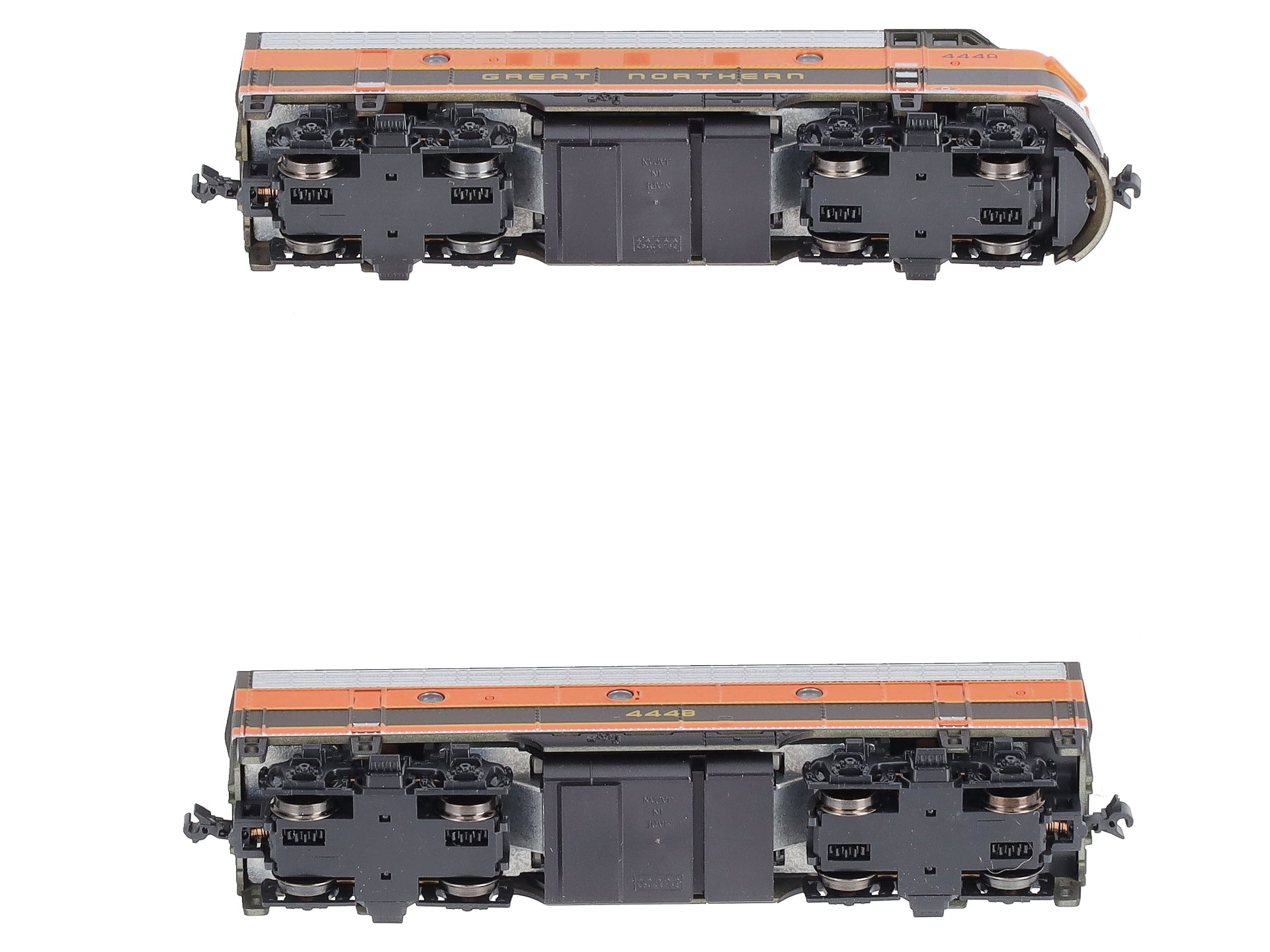 Kato 106-0420 N Great Northern EMD F7A/F7B Diesel Locomotive #444A/#444B