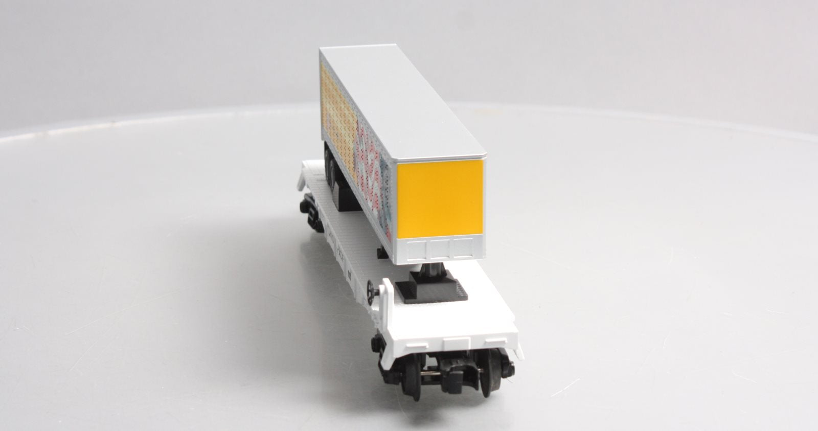 MTH 30-76584 O Gauge Union Pacific Flat Car with 40' Trailer Car #2015