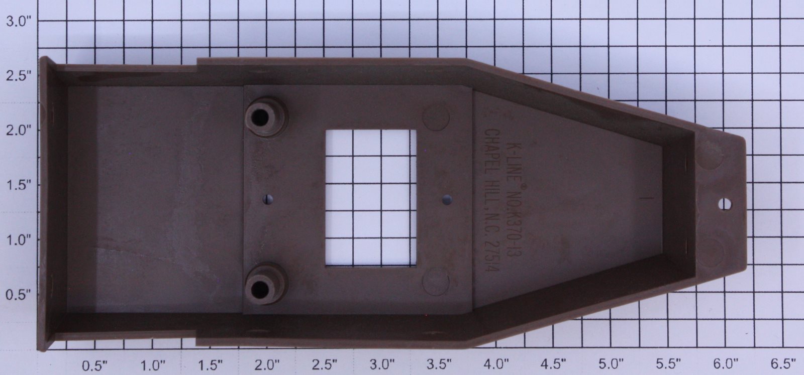 K-Line K370-13 Brown Switch Cover Housing