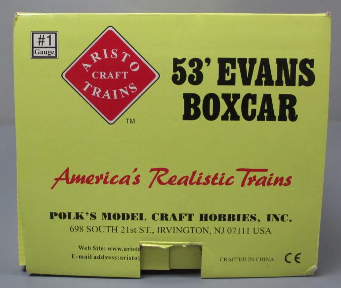 Aristo-Craft 50015 G Scale Railbox 53' Evans Boxcar