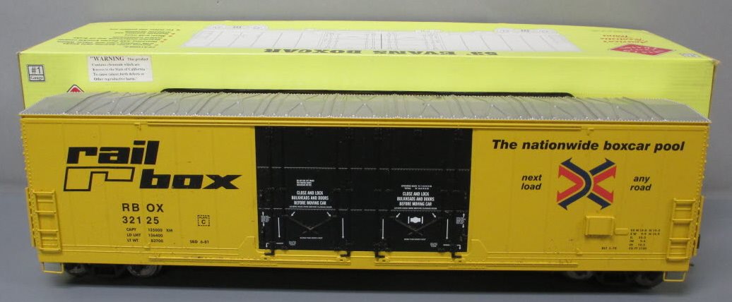 Aristo-Craft 50015 G Scale Railbox 53' Evans Boxcar
