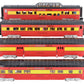 MTH 30-67382 O Circus 60' Streamlined ABS Passenger Car Set (Set of 4)