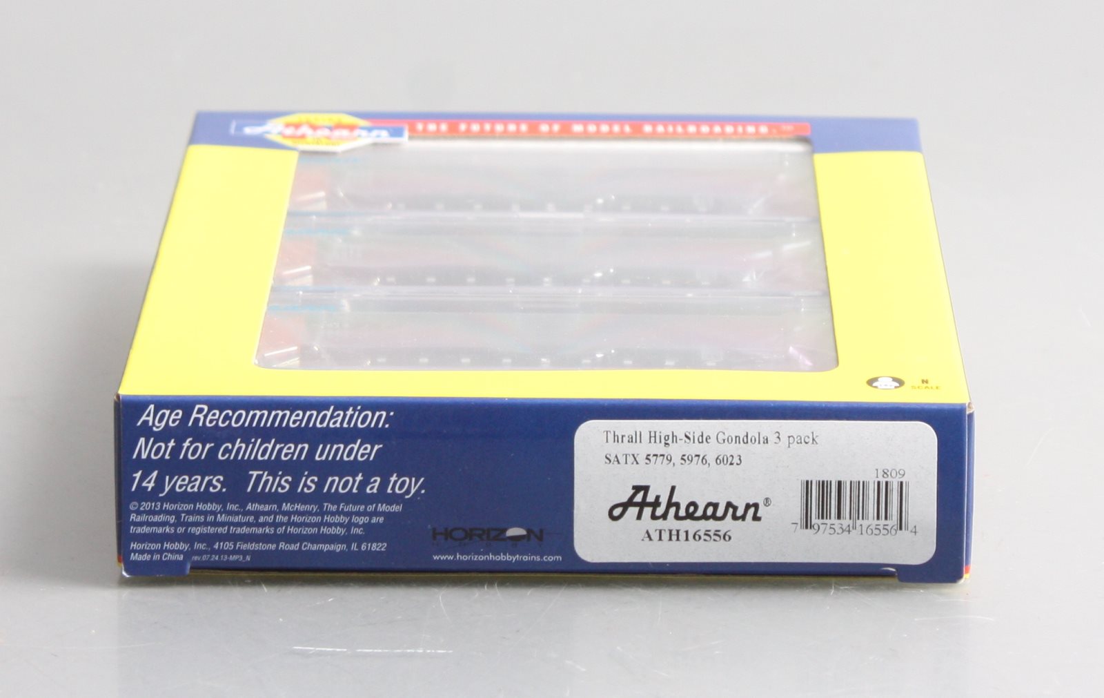 Athearn 16556 N SATX Thrall High Side Gondola w/Load (Set of 3)