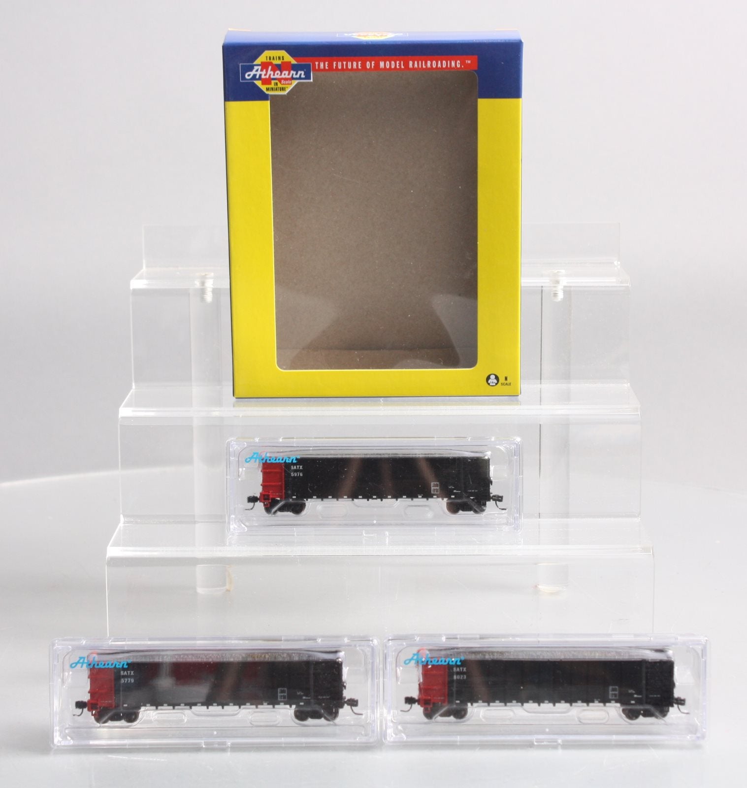 Athearn 16556 N SATX Thrall High Side Gondola w/Load (Set of 3)