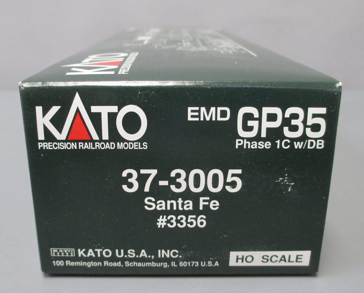 Kato 37-3005 HO Scale Santa Fe EMD GP-35 Diesel Locomotive #3356