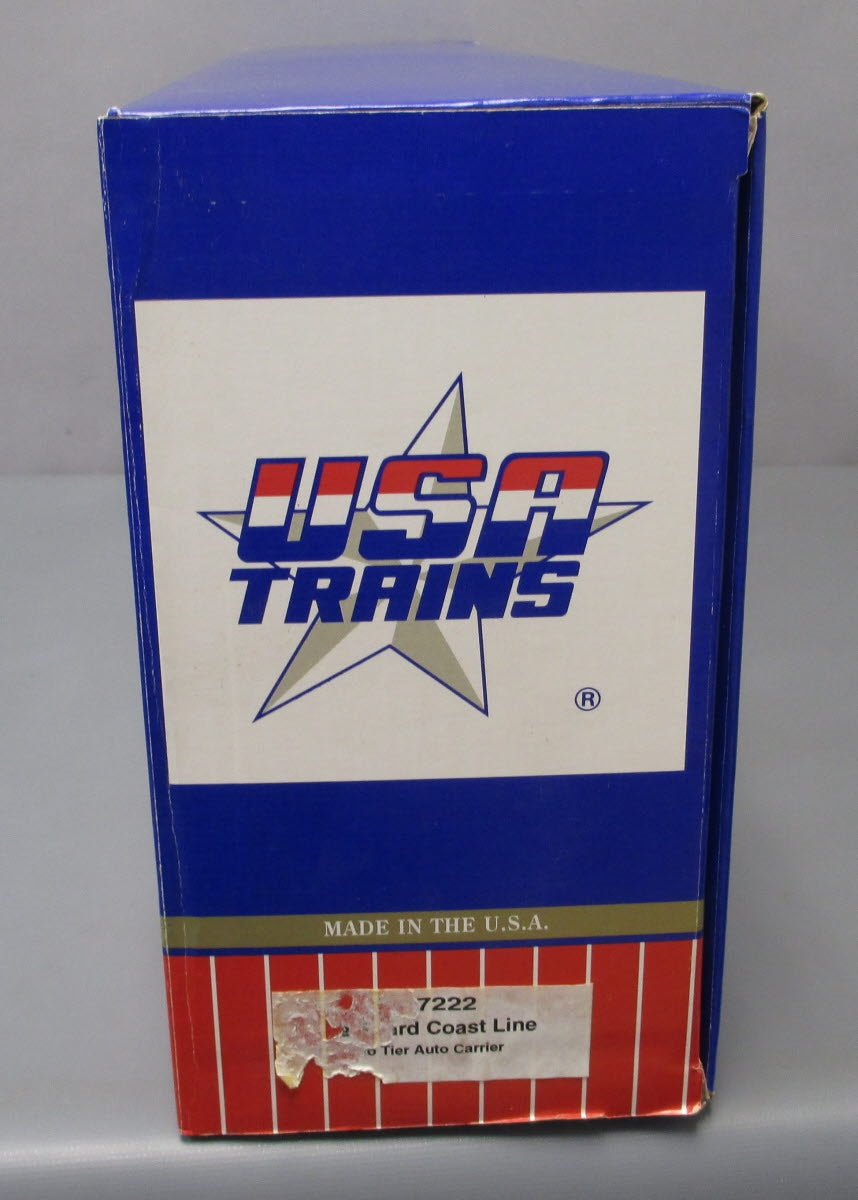 USA Trains 17222 G Seaboard Coast Line Double-Deck Auto Rack #20920 Yellow