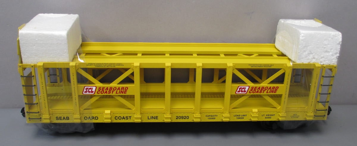 USA Trains 17222 G Seaboard Coast Line Double-Deck Auto Rack #20920 Yellow