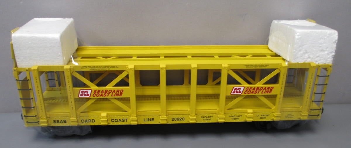 USA Trains 17222 G Seaboard Coast Line Double-Deck Auto Rack #20920 Yellow