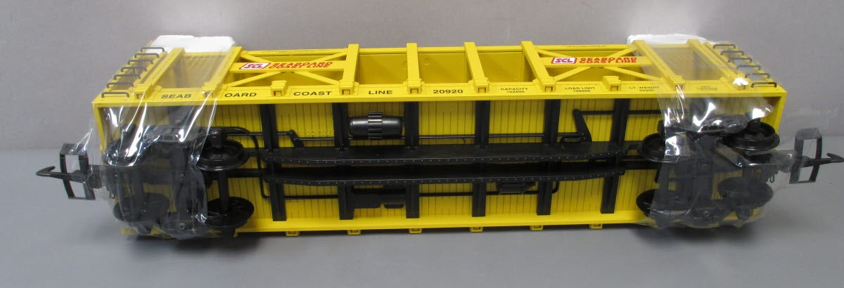 USA Trains 17222 G Seaboard Coast Line Double-Deck Auto Rack #20920 Yellow